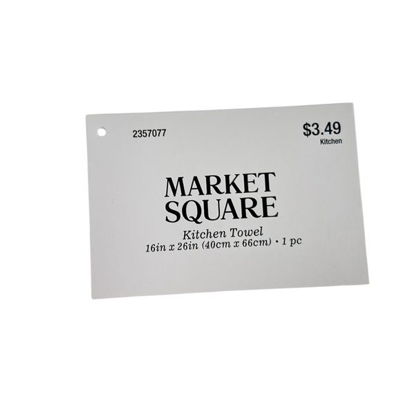 Hand Crafted Colorful Cow Print Hanging Hand Towel Crochet Top Button Closure - Picture 7 of 7